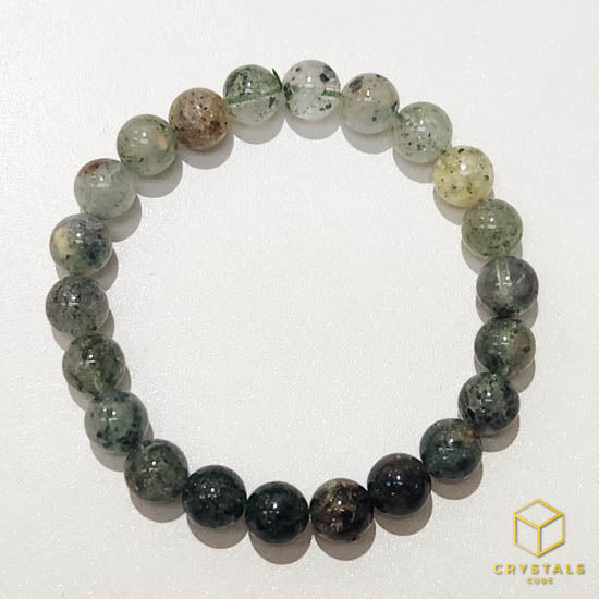 Green Phantom Quartz Bracelet - 8.2-8.5mm