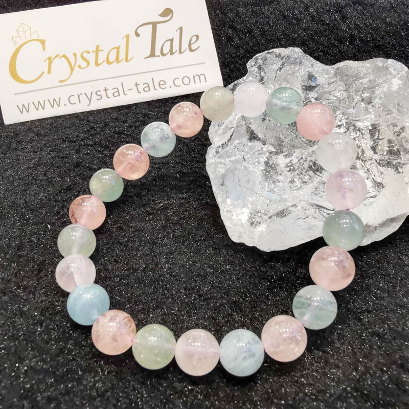 Beryl (Aquamarine & Morganite) Bracelet - 8.5mm