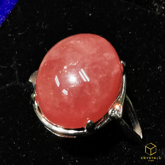 Rhodochrosite Ring