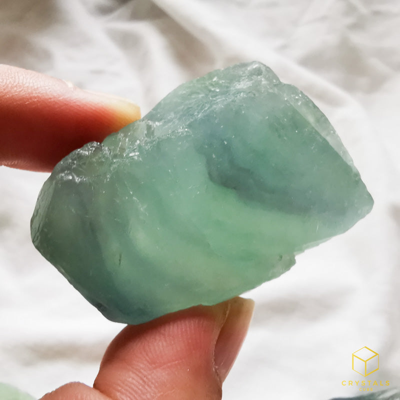 Fluorite (Blue-Green) Raw - Grab size