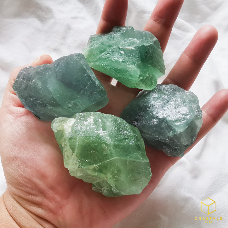 Fluorite (Blue-Green) Raw - Grab size