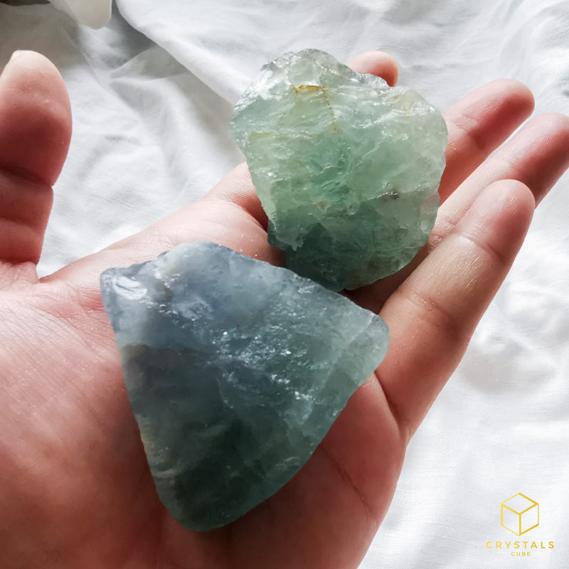 Fluorite (Blue-Green) Raw - Grab size