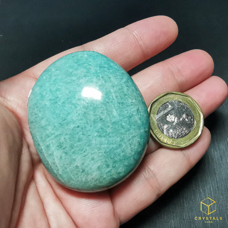 Amazonite Palm Stone