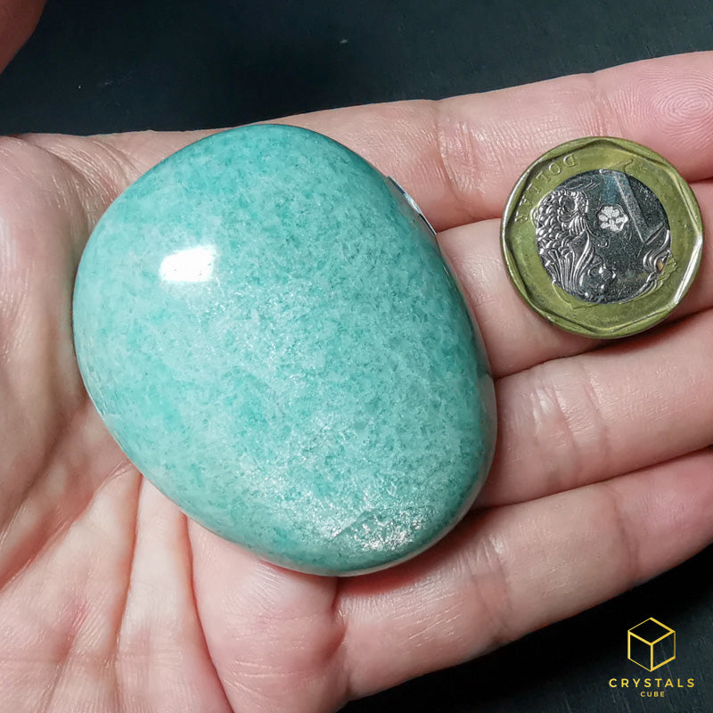 Amazonite Palm Stone