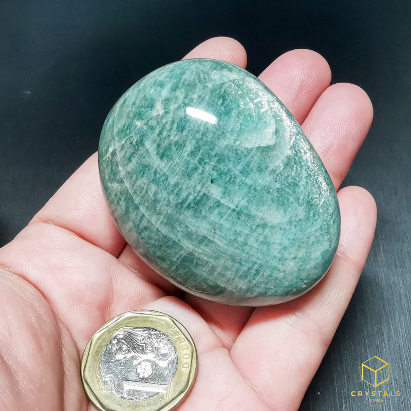 Amazonite Palm Stone