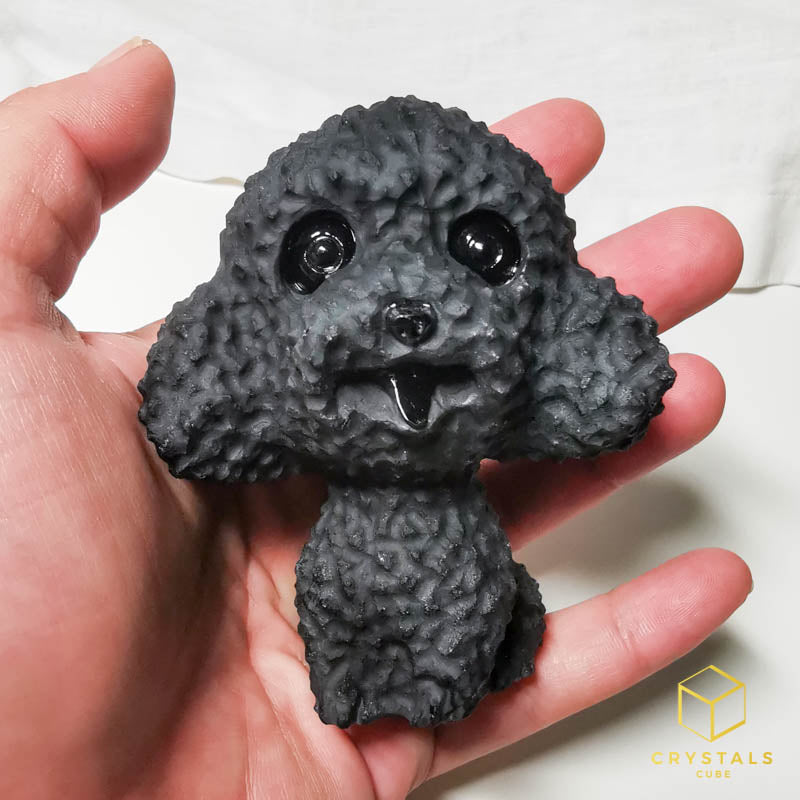 Black Obsidian Dog (Poodle)