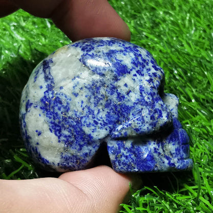 Lapis Lazuli Skull