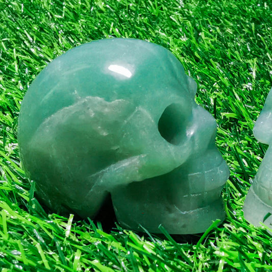 Green Aventurine Skull