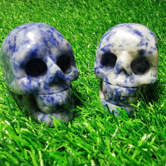 Sodalite Skull