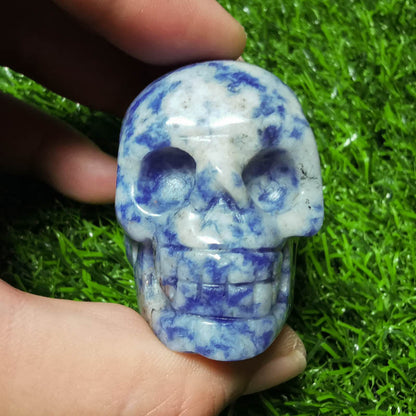 Sodalite Skull