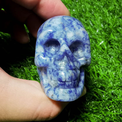 Sodalite Skull