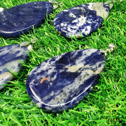 Sodalite Teardrop Pendant - Big