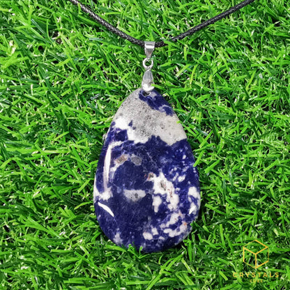 Sodalite Teardrop Pendant - Big