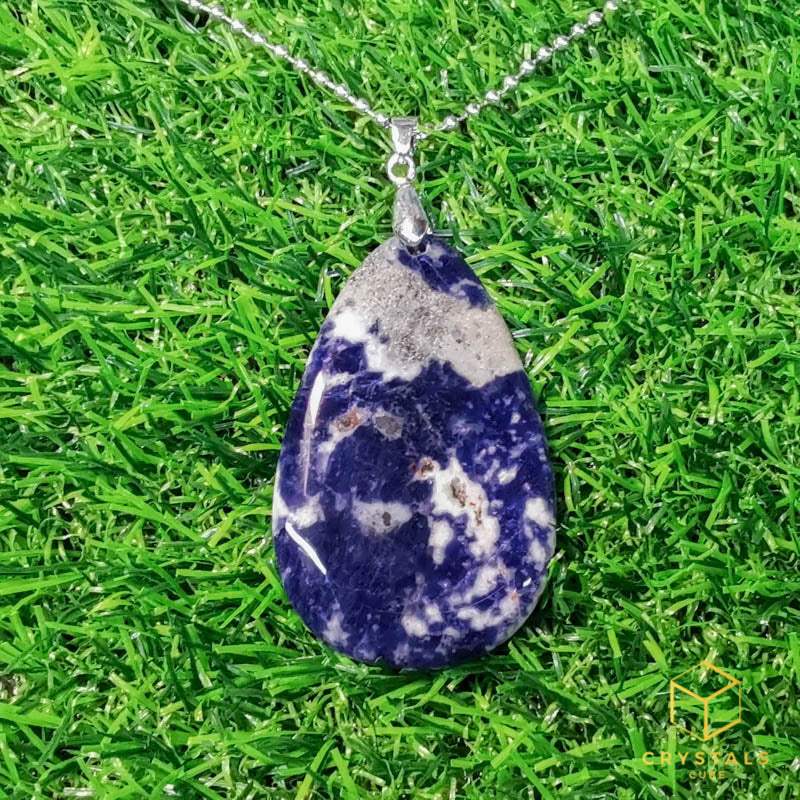 Sodalite Teardrop Pendant - Big