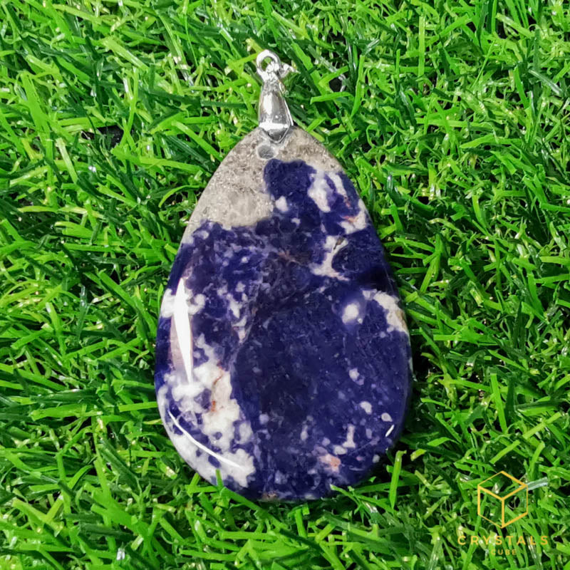 Sodalite Teardrop Pendant - Big