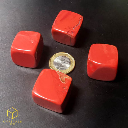 Red Jasper Cube Tumble