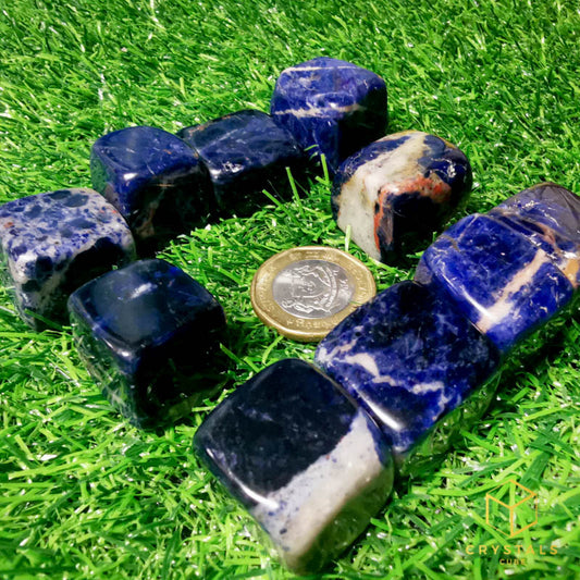 Sodalite Cube Tumble - Premium