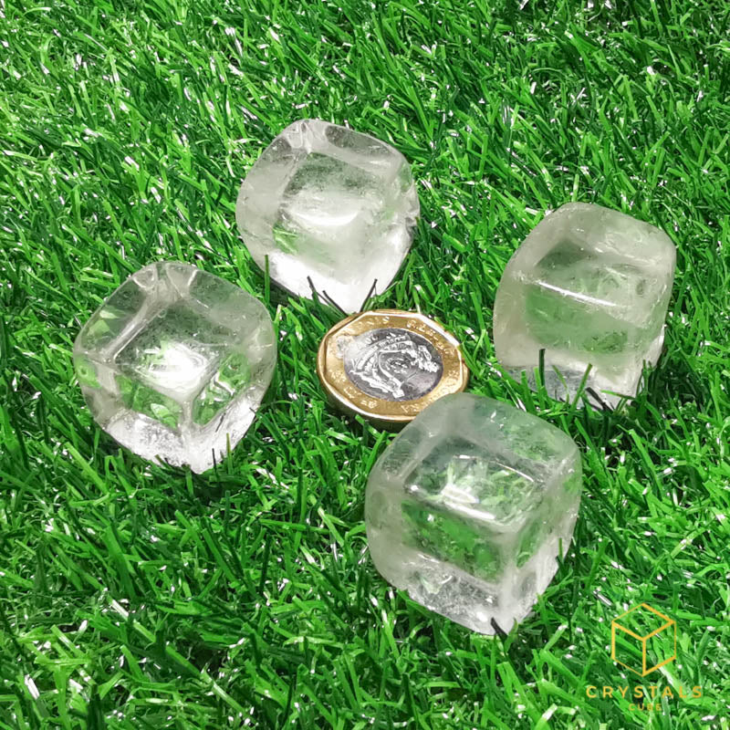 Clear Quartz Cube Tumble