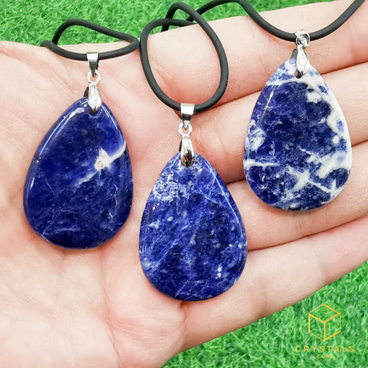 Sodalite Teardrop Pendant - Small