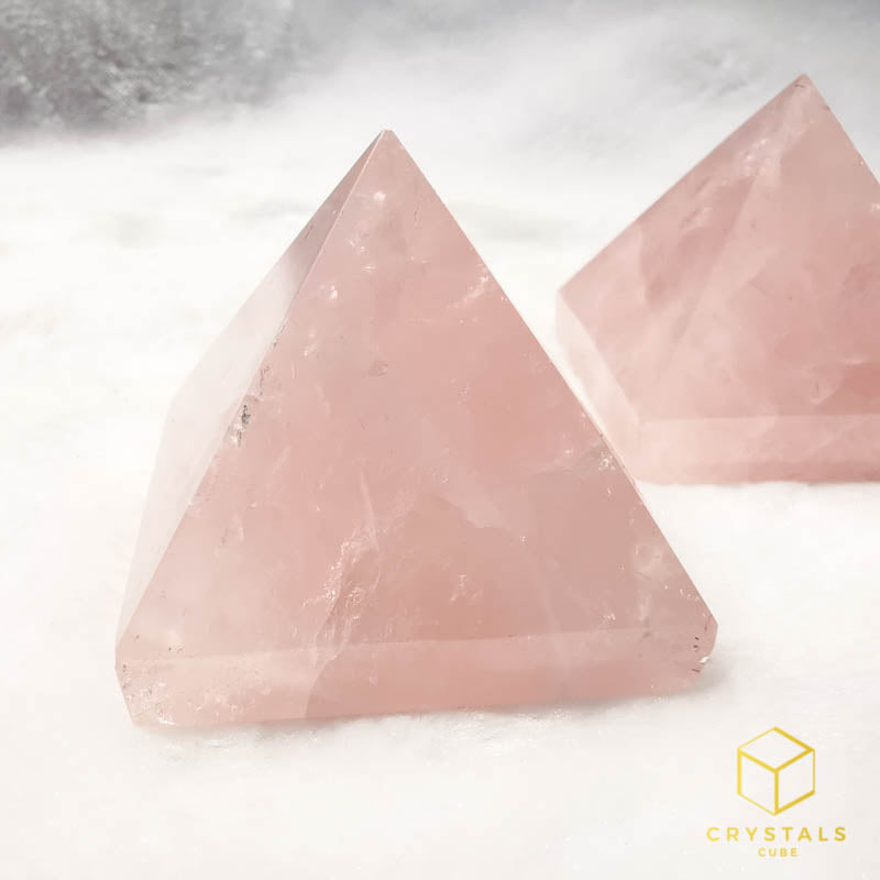 Rose Quartz Pyramid