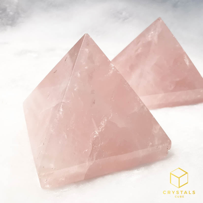 Rose Quartz Pyramid