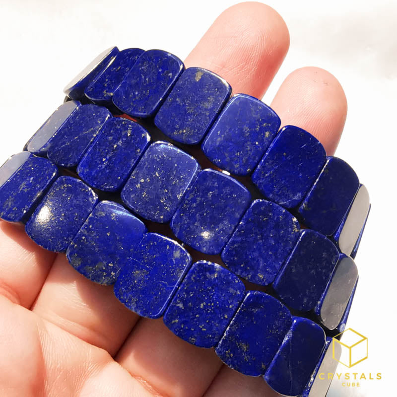 Lapis Lazuli Flat Bracelet