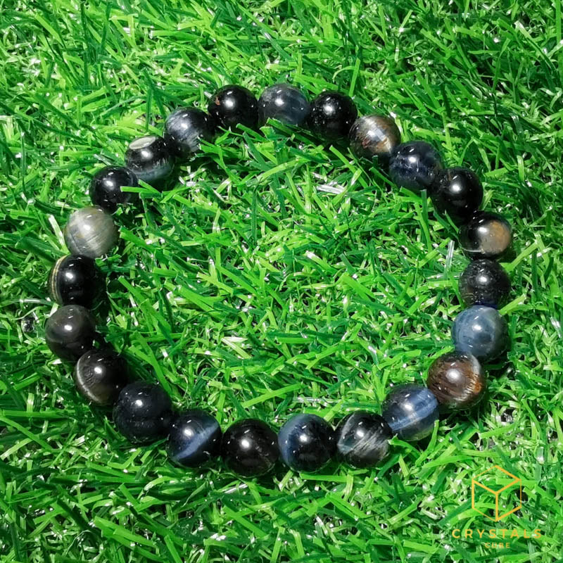 Tiger's Eye Bracelet - Blue