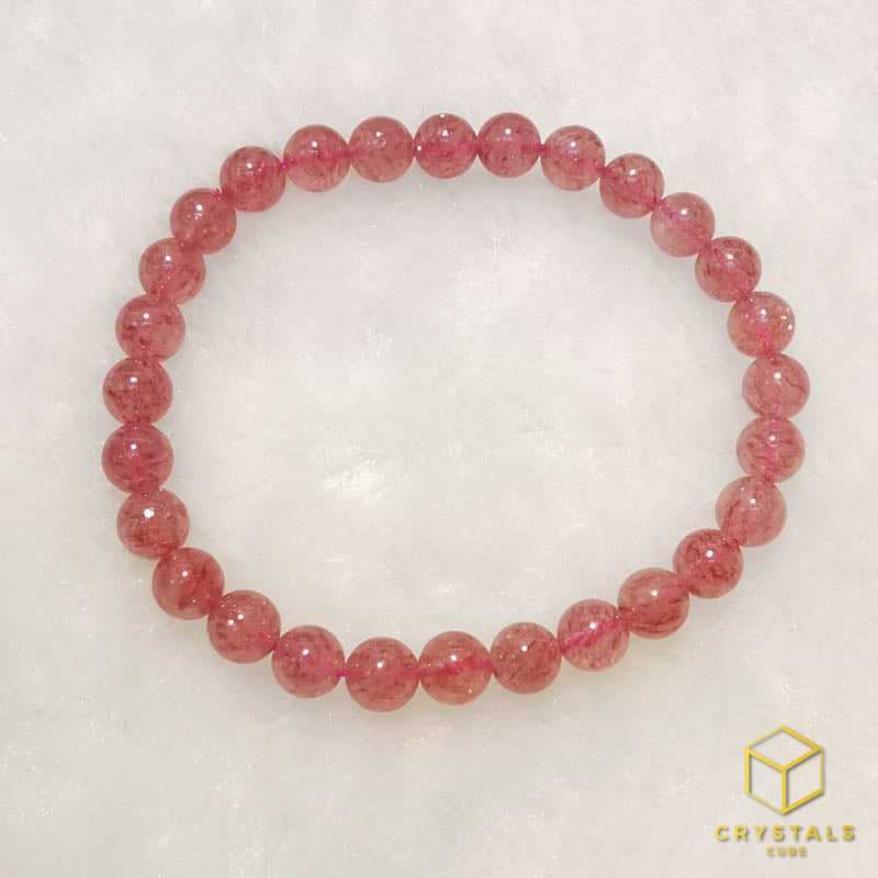 Strawberry Quartz Bracelet