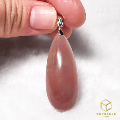 Rose Quartz (Lavender)** Pendant