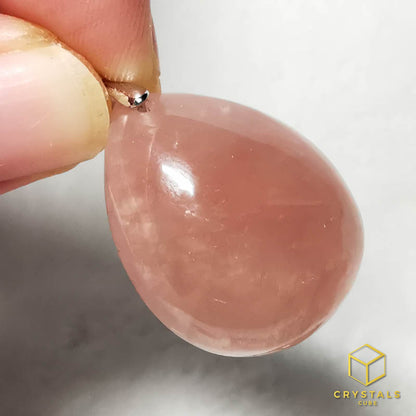 Rose Quartz (Lavender)** Pendant