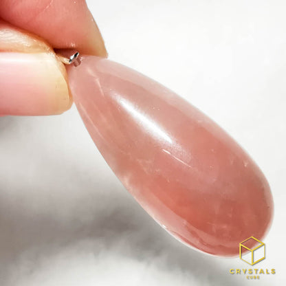 Rose Quartz (Lavender)** Pendant