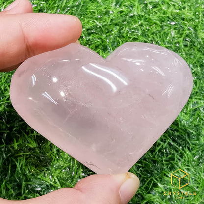 Rose Quartz Heart - Big