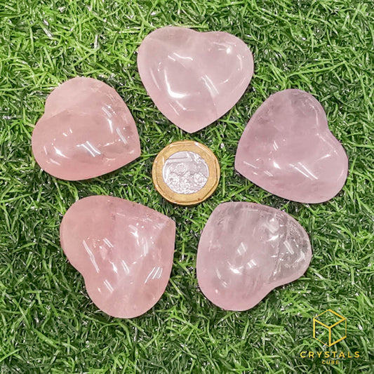 Rose Quartz Heart - Small