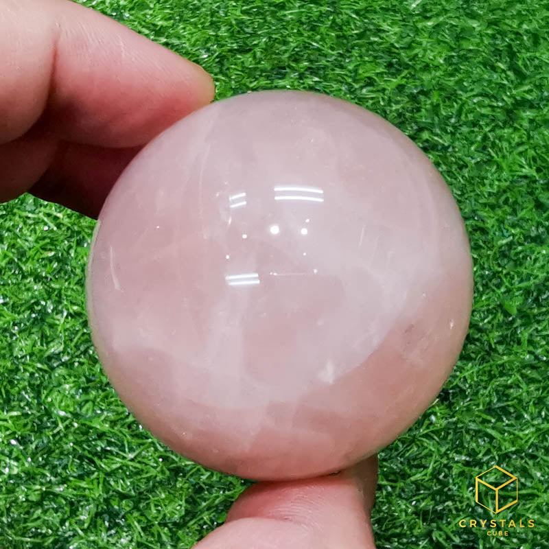 Rose Quartz* Sphere