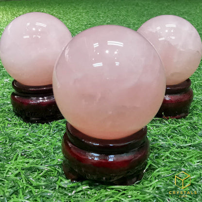 Rose Quartz* Sphere