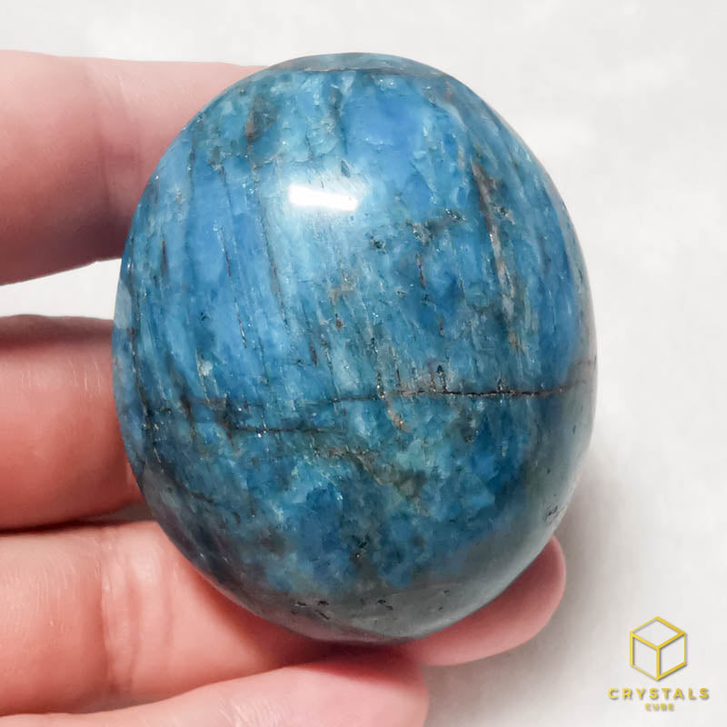 Apatite (Blue/Teal) Palm Stone