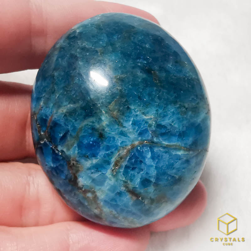 Apatite (Blue/Teal) Palm Stone