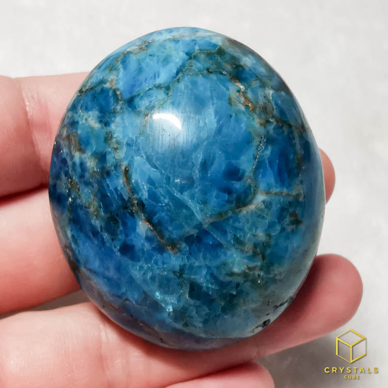 Apatite (Blue/Teal) Palm Stone