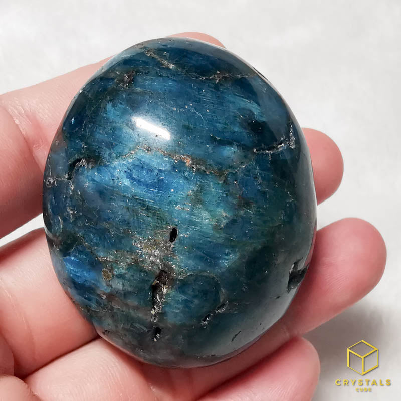 Apatite (Blue/Teal) Palm Stone