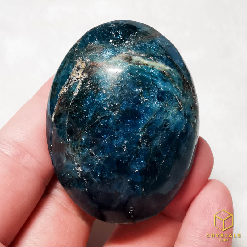 Apatite (Blue/Teal) Palm Stone