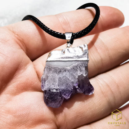 Amethyst Mini Cluster Pendant