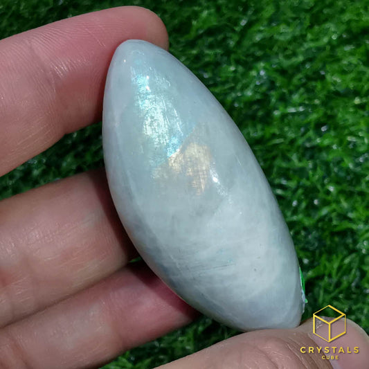 Rainbow Moonstone Palm Stone