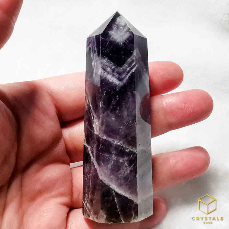 Chervon Amethyst Point - 8.2cm - 9.2cm