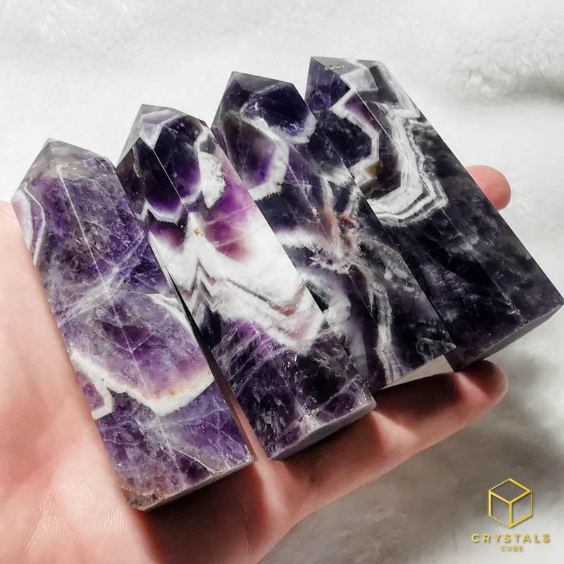 Chervon Amethyst Point - 8.2cm - 9.2cm