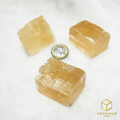 Golden Calcite Raw