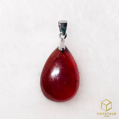 Hessonite Garnet Pendant