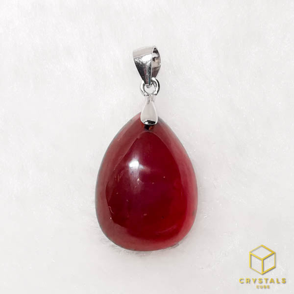 Hessonite Garnet Pendant