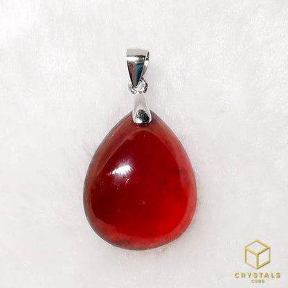 Hessonite Garnet Pendant