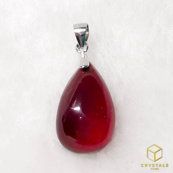 Hessonite Garnet Pendant