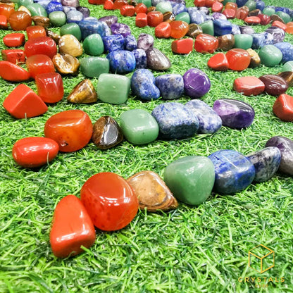 ENCHANTED Chakra Healing Crystal Tumbles Set